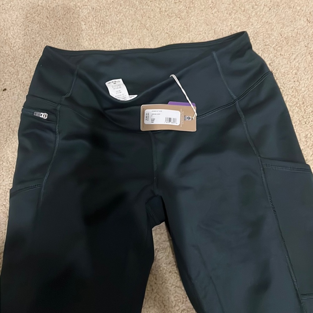 Full Length Patagonia Northern Green Packout Leggings (Small)